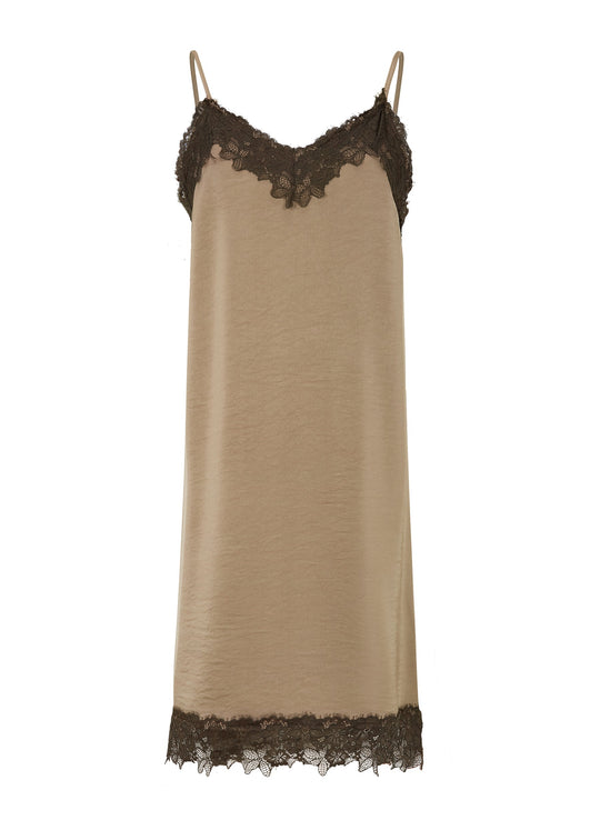 Tooday TDAya Midi Slip Dress Prairie Sand