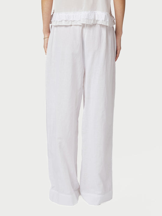 Neo Noir Heifa Linen Pants White