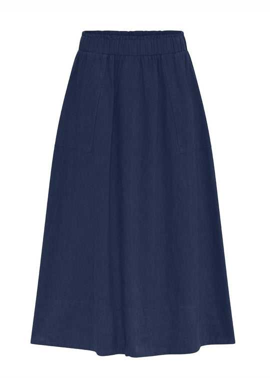 La Rouge Vilma Skirt Corduroy Navy