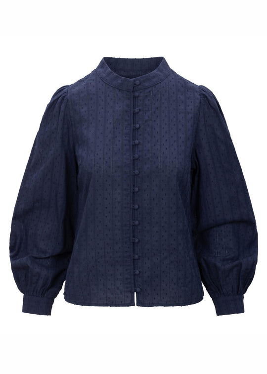 Urban Pioneers Otilie LS Blouse Navy