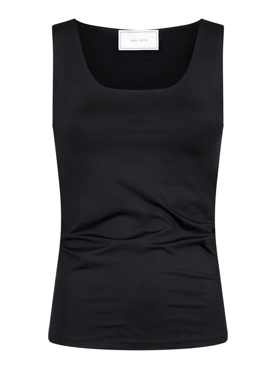 Neo Noir Sophia Jersey Top Black