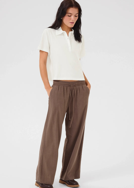 My Essential Wardrobe AbbyMW Polo Tee Snow White