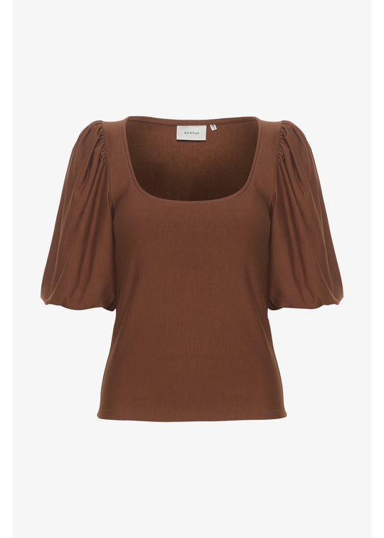 Gestuz RifaGZ balloon top Sorrel Horse Brown