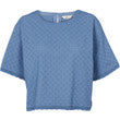 Basic Apparel Adie Crop Tee Quiet harbor