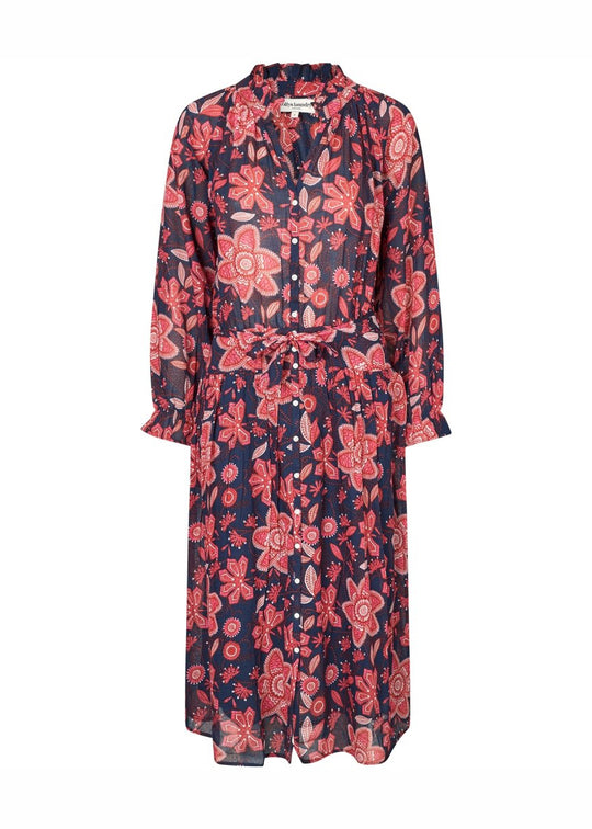 Lollys Laundry AminaLL Midi dress LS Graphic Print