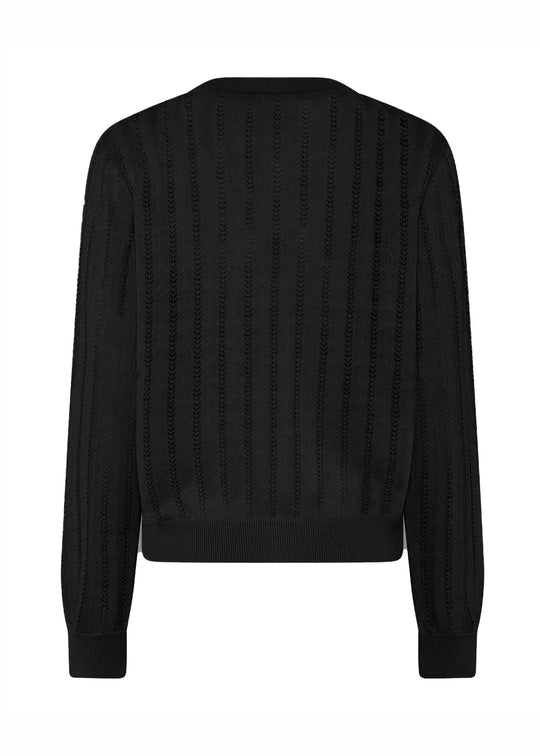 La Rouge Anette Cardigan Black