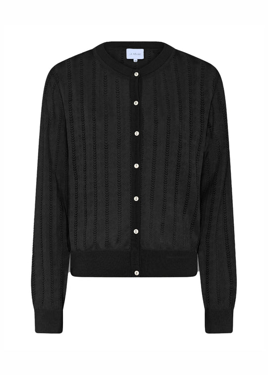 La Rouge Anette Cardigan Black