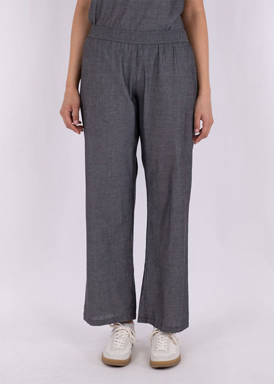 Neo Noir Astra Chambray Pantalon noir