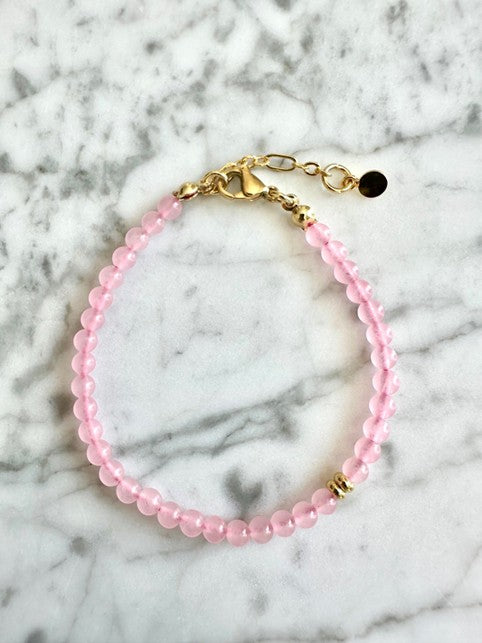 Plissé Copenhagen Aza Bracelet pink