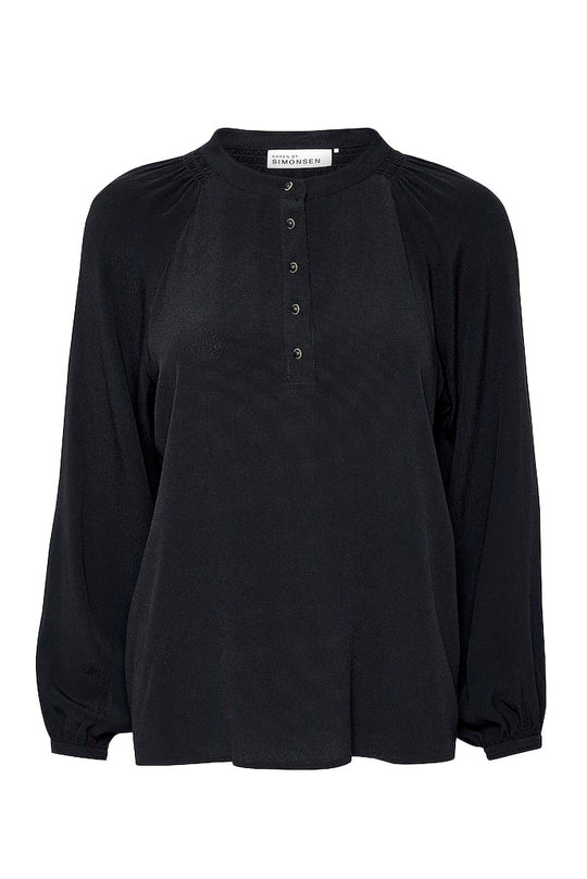 Karen von Simonsen Queenkb Bluse Meteorit (schwarz)