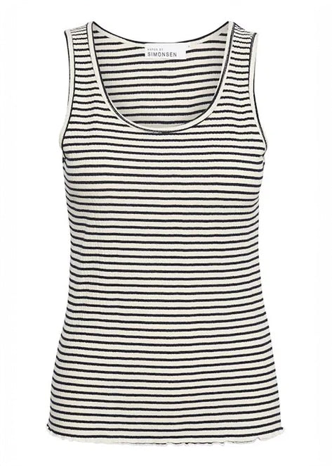 Karen av Simonsen Candacekb randig tank top eget/natt himmel