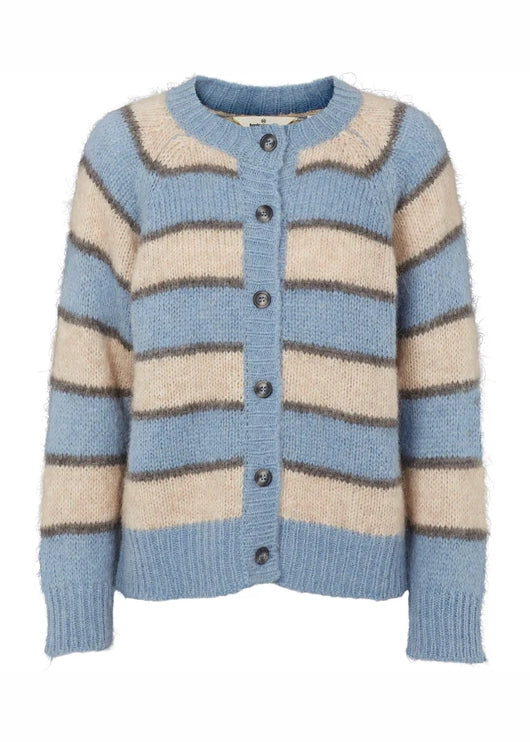 Basic Apparel Caterina Cardigan 724 D. grey mel. / Asleigh blue