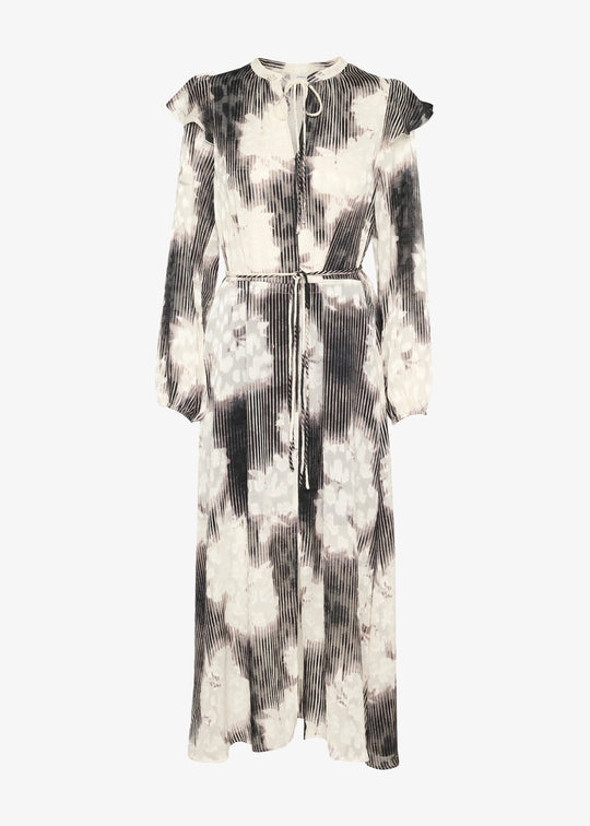 InWear CielleIW Long Dress Neutral Illuminating Florals