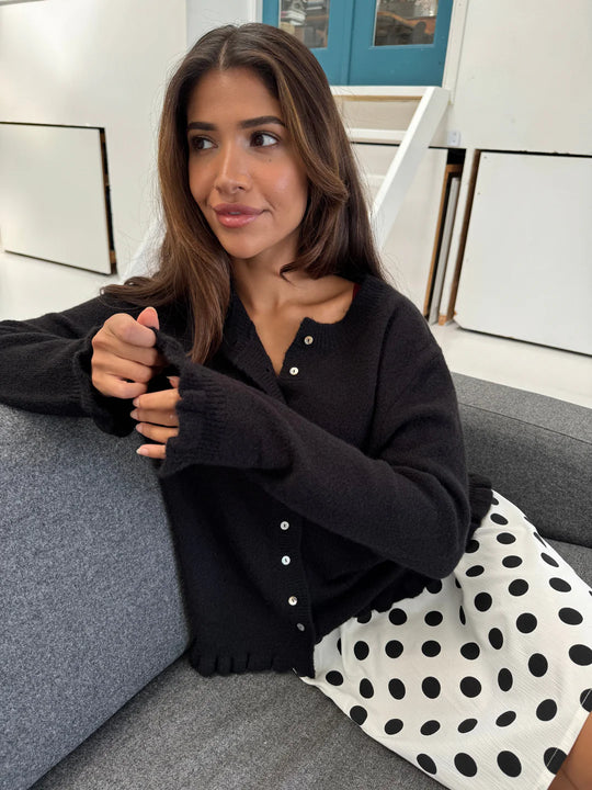 Continue Sisse Knit cardigan black