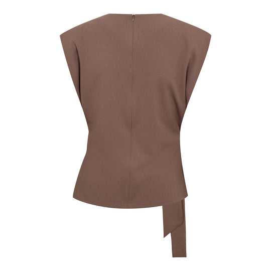Co’Couture 45182 Falconcc Pleat Top Walnut