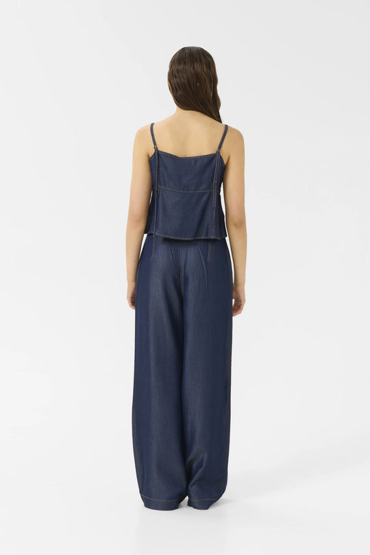 Gestuz GZnia singlet dark blue unwashed