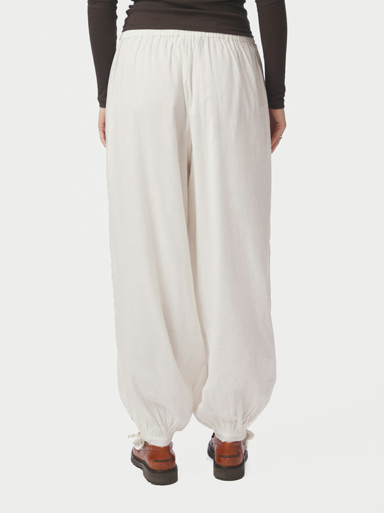 Neo Noir Elyse S Voile Balloon Pants White