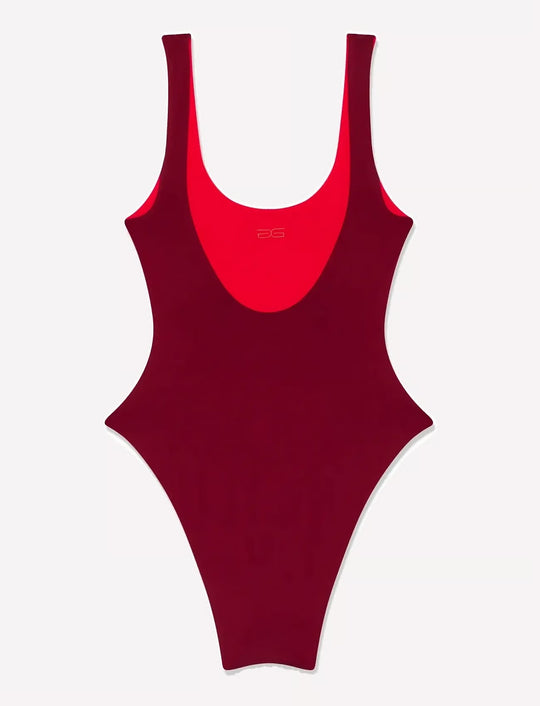 Gestuz GZtenna swimsuit cabernet