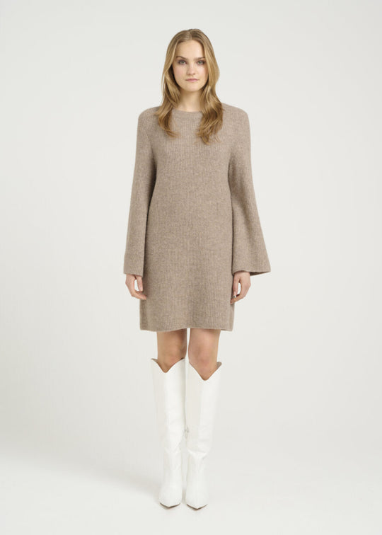 Gestuz AlphaGZ short dress Warm Sand Melange