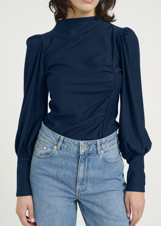 Gestuz RifaGZ puff blouse Blue