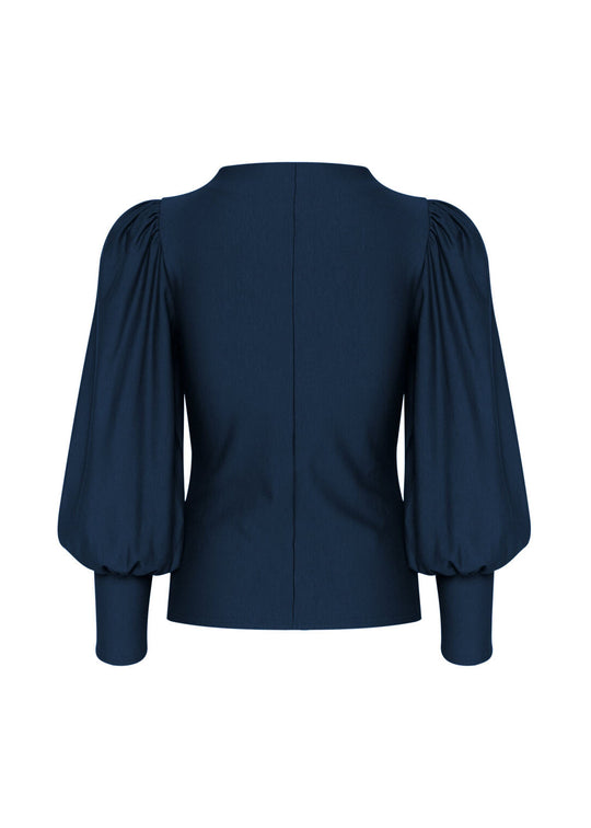 Gestuz RifaGZ puff blouse Blue