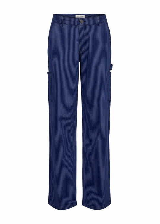Sofie Schnoor SNOS250 GitteSW Trousers Cobalt Striped