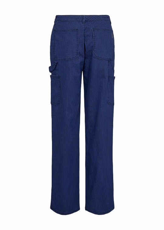 Sofie Schnoor SNOS250 GitteSW Trousers Cobalt Striped