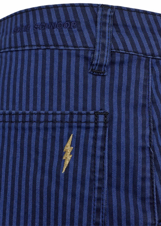 Sofie Schnoor SNOS250 GitteSW Trousers Cobalt Striped