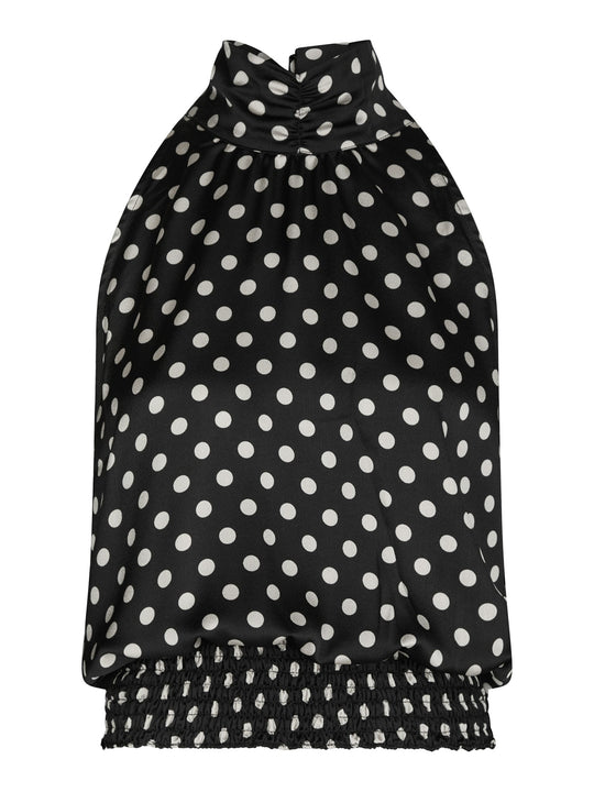 Neo Noir Jos Dot Top Black