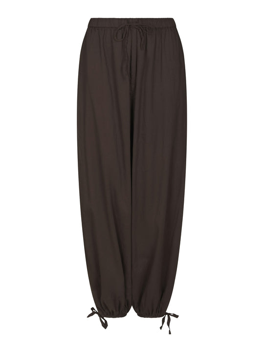 Pre-order uge 28. Neo Noir Elyse S Voile Balloon Pants Dark Brown
