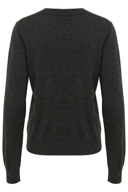 Part Two JaylynPW Pullover Dark Grey Melange (mørkegrå)