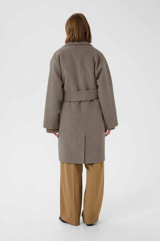 Inwear YillaIW Short Coat Sandy Grey Melange