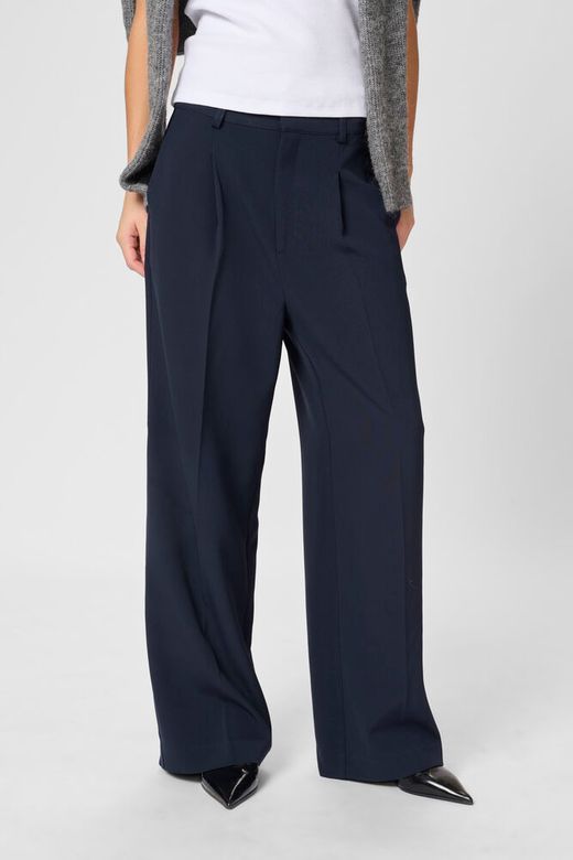 Pre-order uge 7. My Essential Wardrobe 28 The Tailored High Pant Baritone Blue