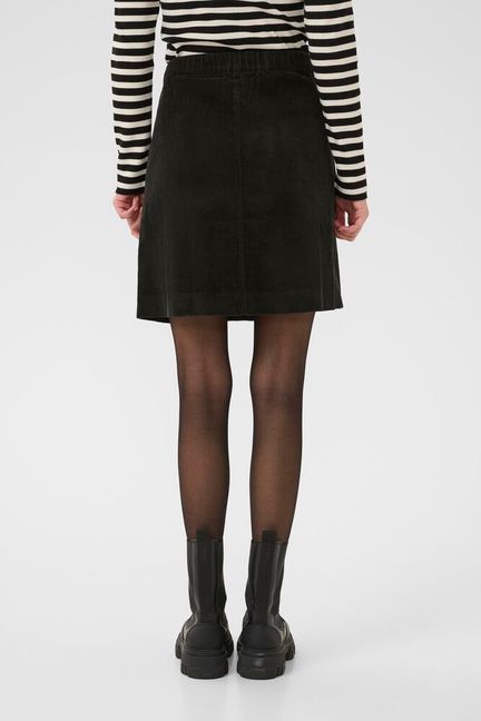 Part Two LingsPW Skirt black fløjl