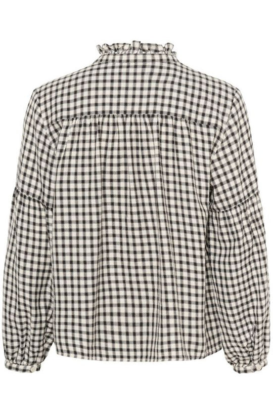 Part Two SamillaPW Dark Navy Mini Check