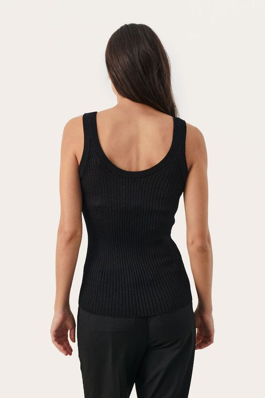 Part Two DariyaPW Top Black Shimmer