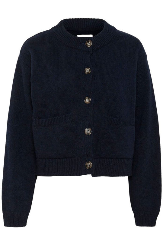 Part Two MarilouPW CA Cardigan Dark Navy