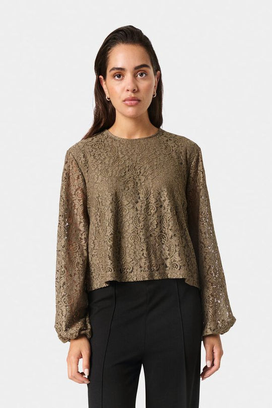 Soaked SLHenni Blouse LS Morel