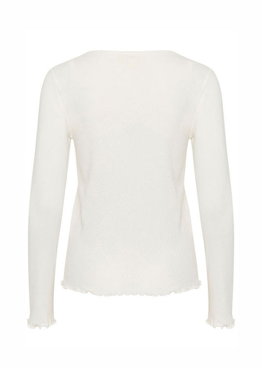 Soaked SLVenola Cardigan Whisper White