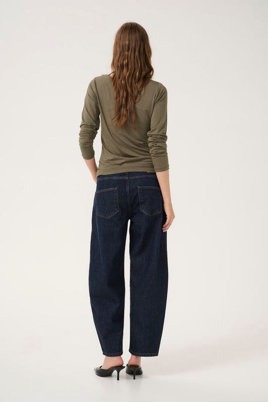 My Essential Wardrobe VistaMW Boat Neck Blouse sea turtle