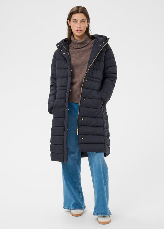 Part Two LaineyPW puffercoat dark navy