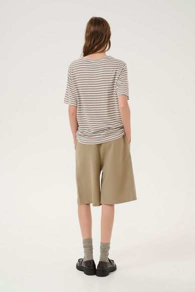 My Essential Wardrobe LisaMW Striped Tee Major Brown Striped Brown