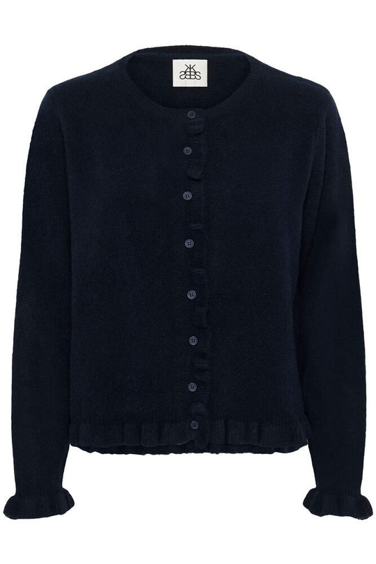 Karen by Simonsen kbNoabelle frill cardigan inkwell blue (navy)