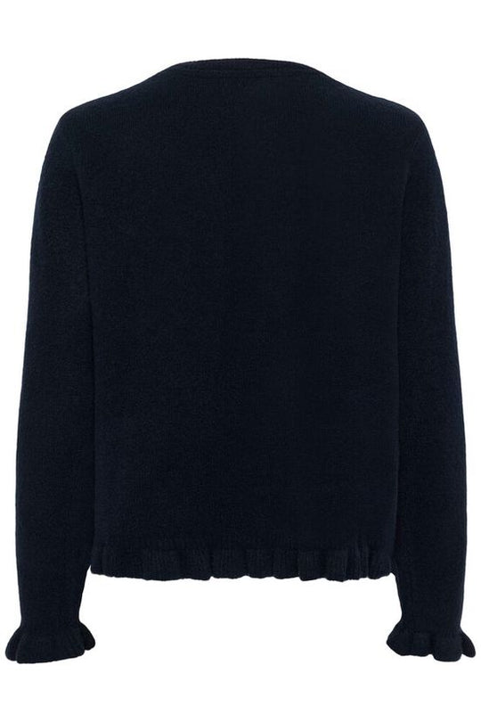 Karen by Simonsen kbNoabelle frill cardigan inkwell blue (navy)