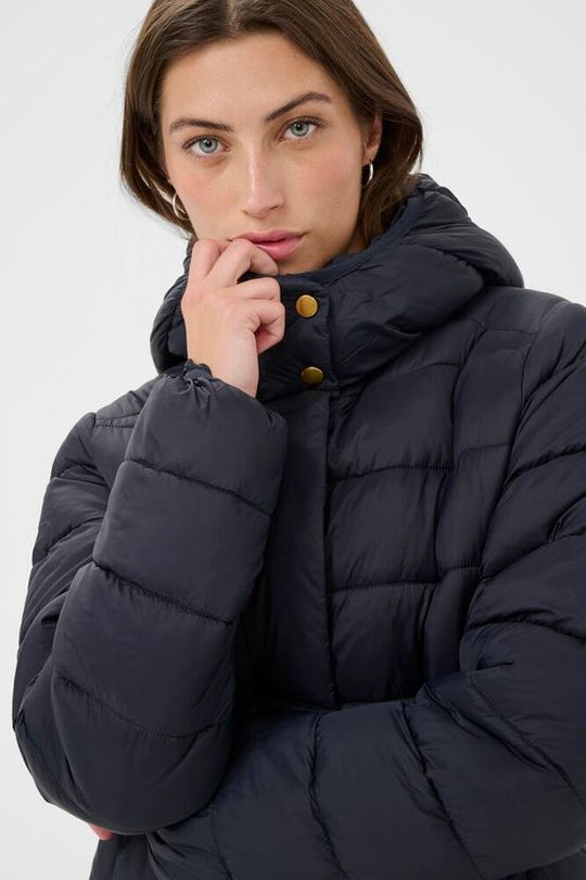 Part Two LaineyPW puffercoat dark navy