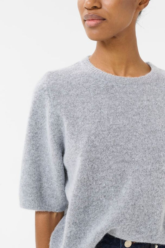 Gestuz GZalpha s/s tee Pearl Blue Melange