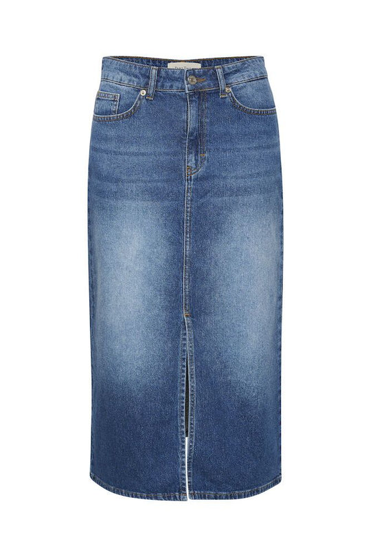 Part Two DilinPW Skirt Dark Vintage Denim