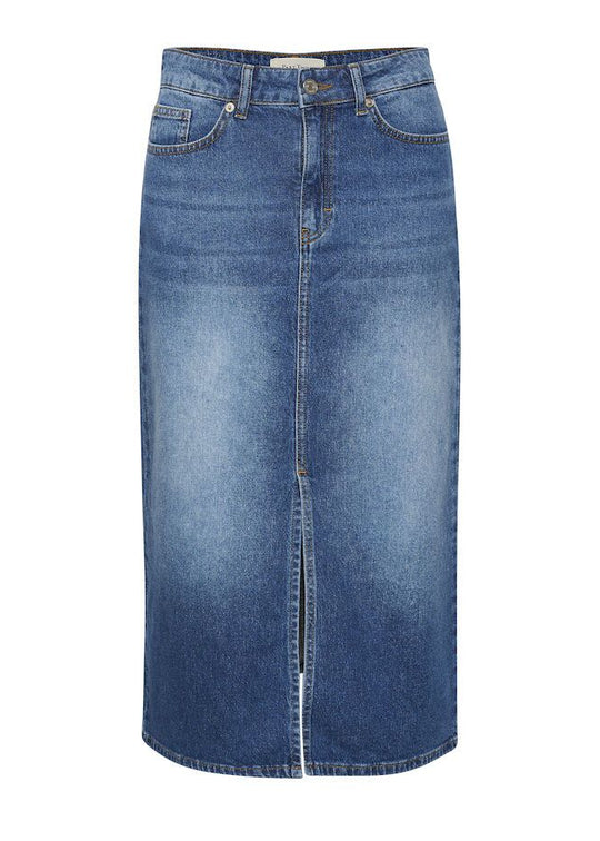 Part Two DilinPW Skirt Dark Vintage Denim