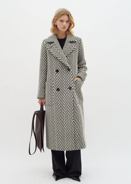 InWear TruIW Coat black white
