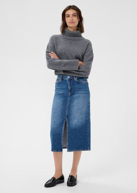 Part Two DilinPW Skirt Dark Vintage Denim